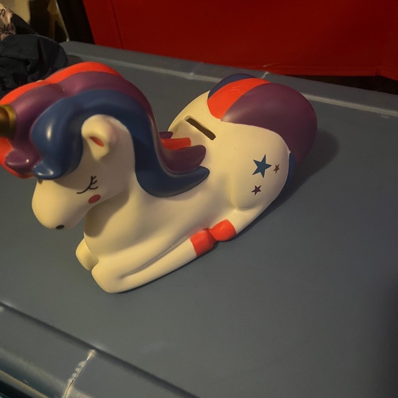 Colorful Unicorn Coin Bank - Picture 3 of 4